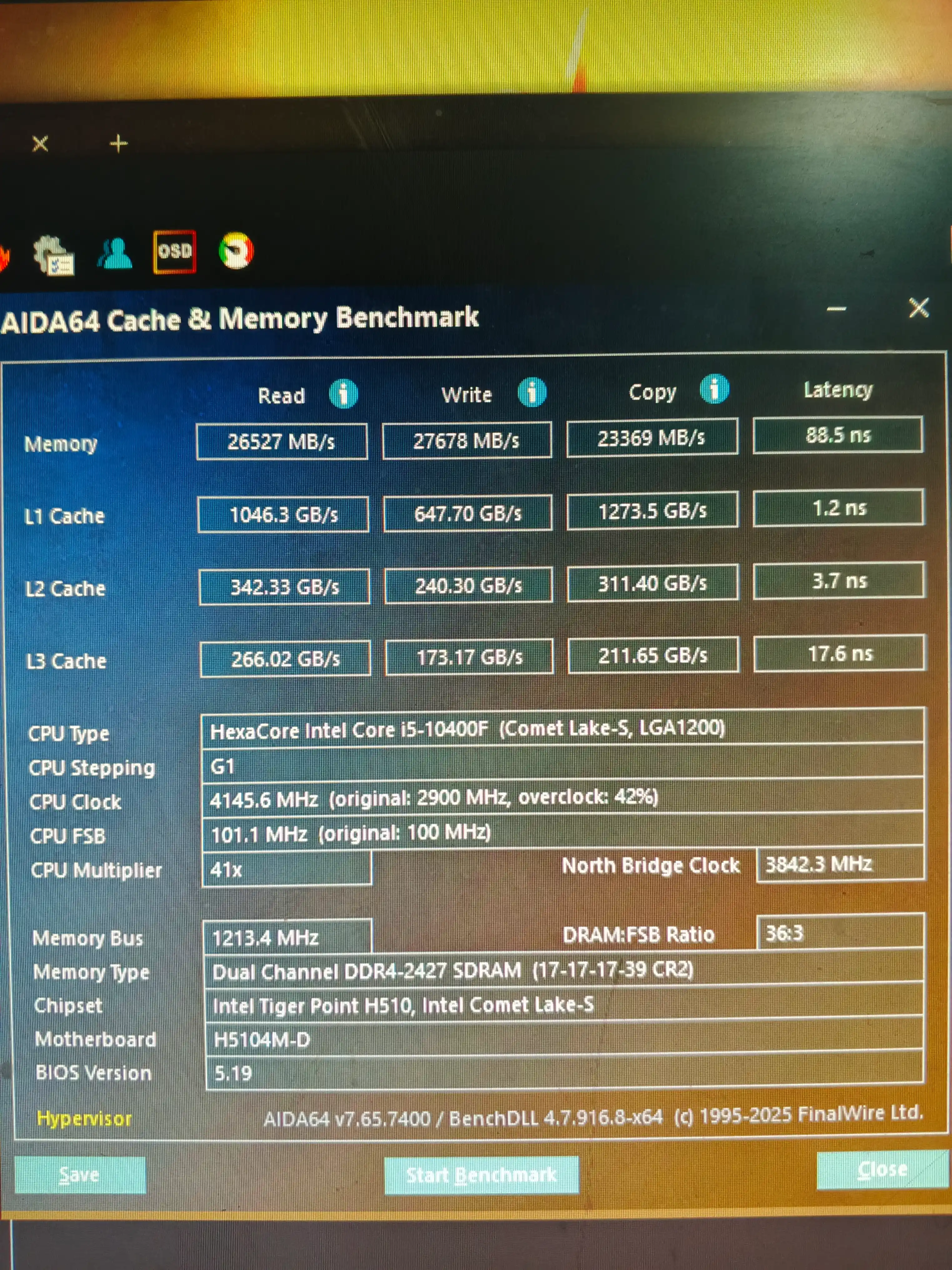 Operativ xotira Kingston DDR4 2666 MHz kompyuir uchun