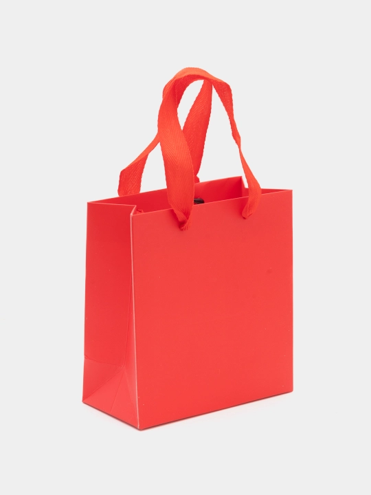 Sovg'a sumkasi tutqichli chizmalar chop etish 16x13 sm - Qog'oz paket