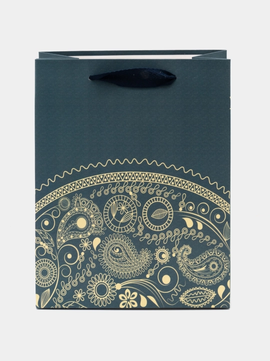 Sovg'a sumkasi tutqichli chizmalar chop etish 16x13 sm - Qog'oz paket
