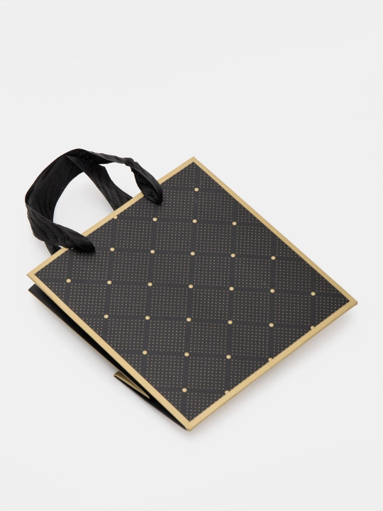 Sovg'a sumkasi tutqichli chizmalar chop etish 16x13 sm - Qog'oz paket