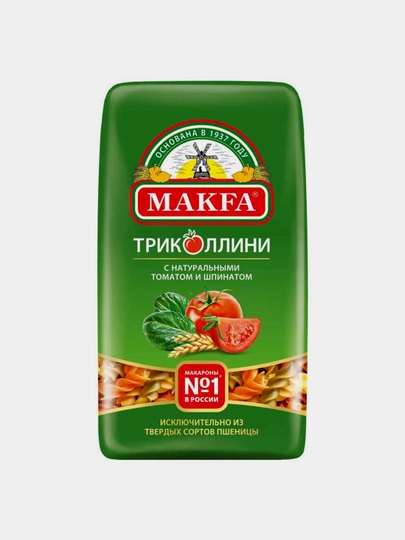 Макароны Makfa Триколлини Спирали 450гр — KONTI-P1B3064