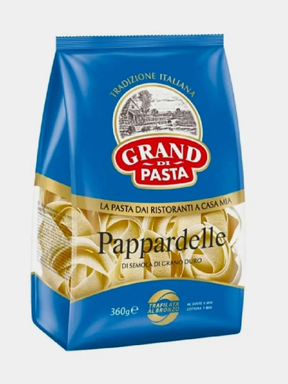 Макароны Grand di Pasta Pappardelle Паппарделле, 360 г - 