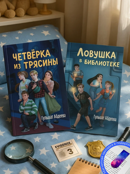 2 ta kitob to'plami. Gul'shat Gayazovna. Chetvero iz bolota / Kapkan v biblioteke - 