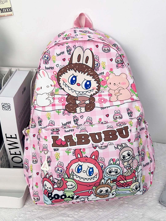 Ryukzak, kundalik, universal, qizlar uchun, maktab uchun, LABUBU