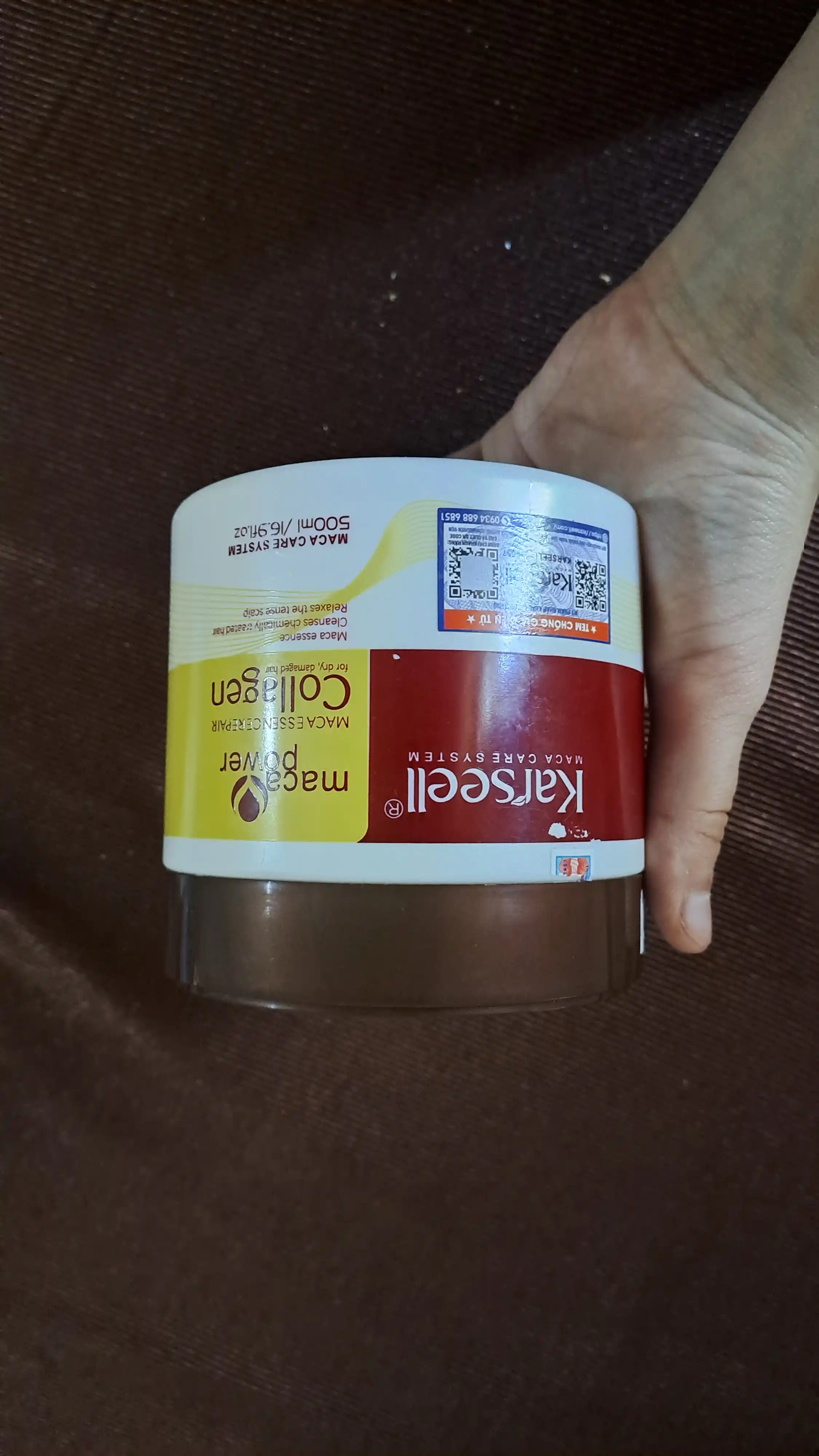 Маска для волос Karseell Collagen, обладает свойствами выпрямления, 500 мл
