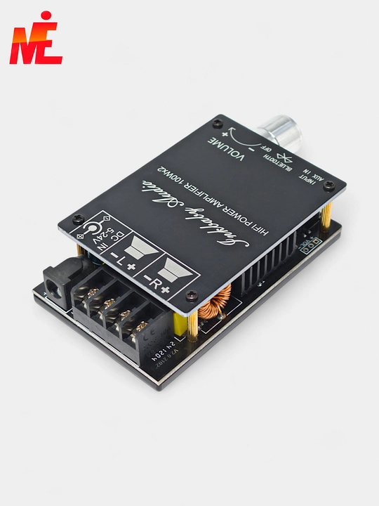 ZK-1002M 2×100Вт Bluetooth 5.0 аудиоусилитель – стерео, вход AUX