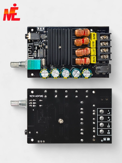 ZK-1002M 2×100Вт Bluetooth 5.0 аудиоусилитель – стерео, вход AUX