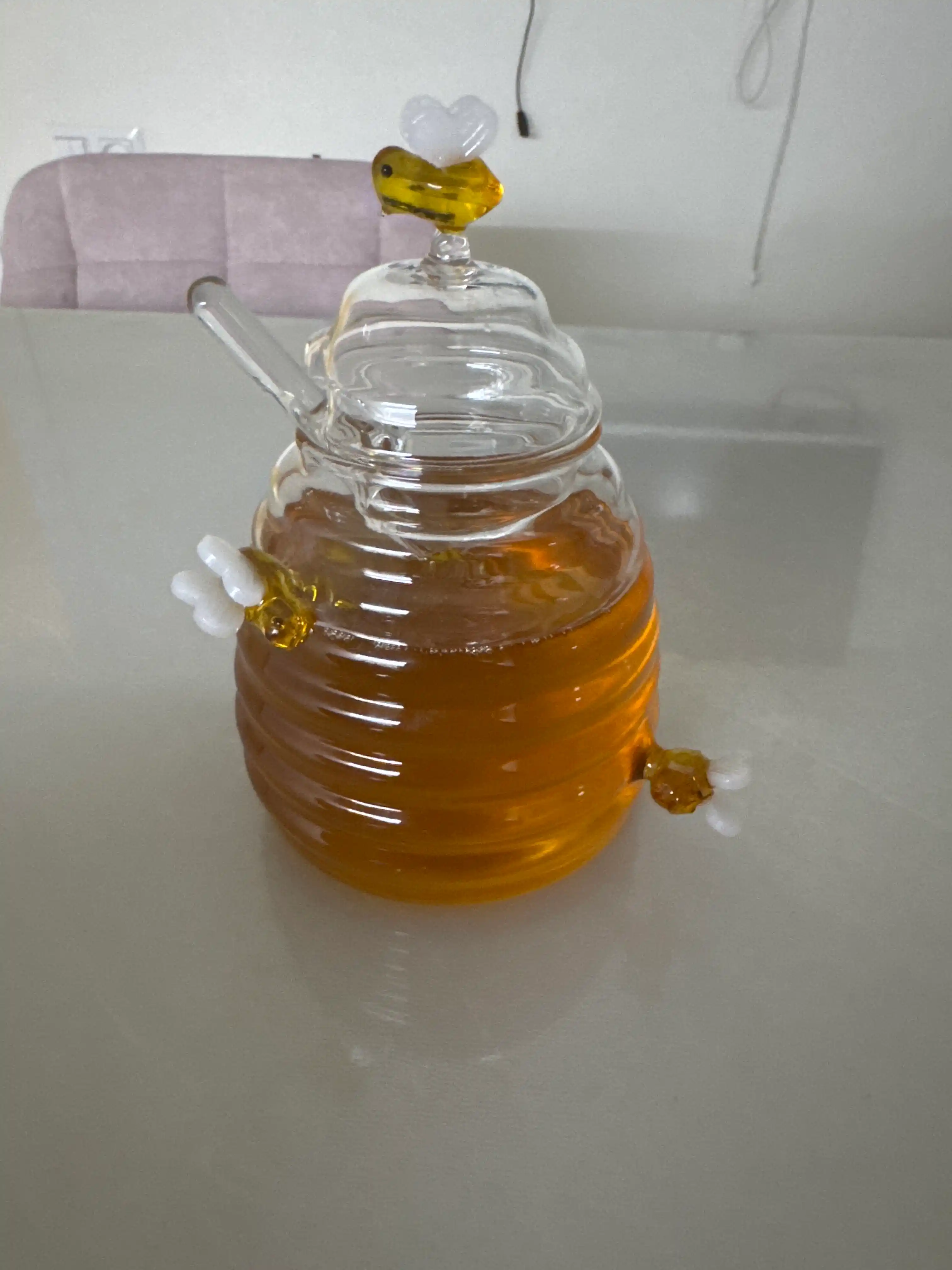Asal idishi, qoshiqli stakan, 500 ml