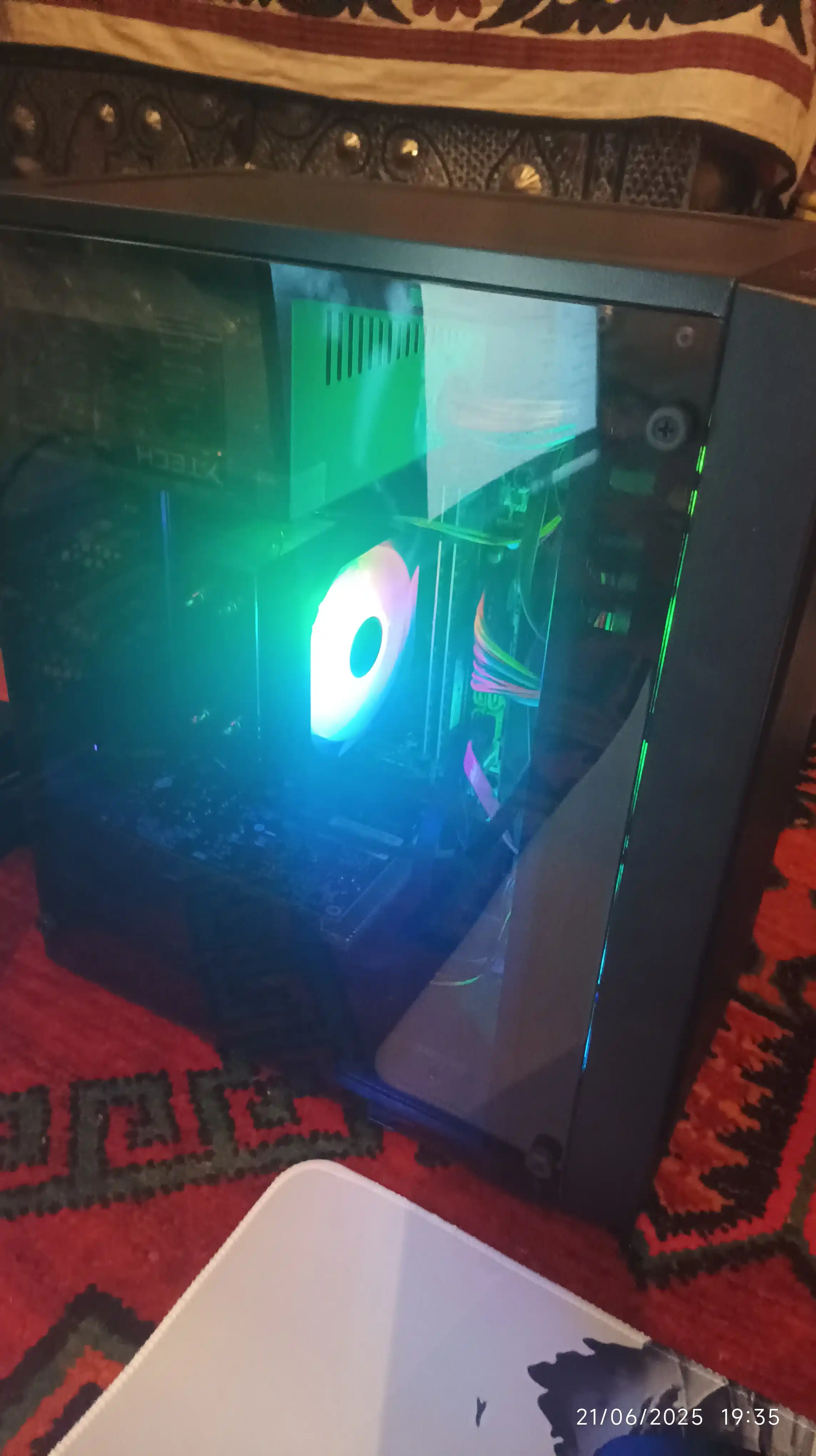 Игровой компьютер Core i5 / RAM 16 ГБ / SSD 512 ГБ / RX 550 4 ГБ / RGB CASE