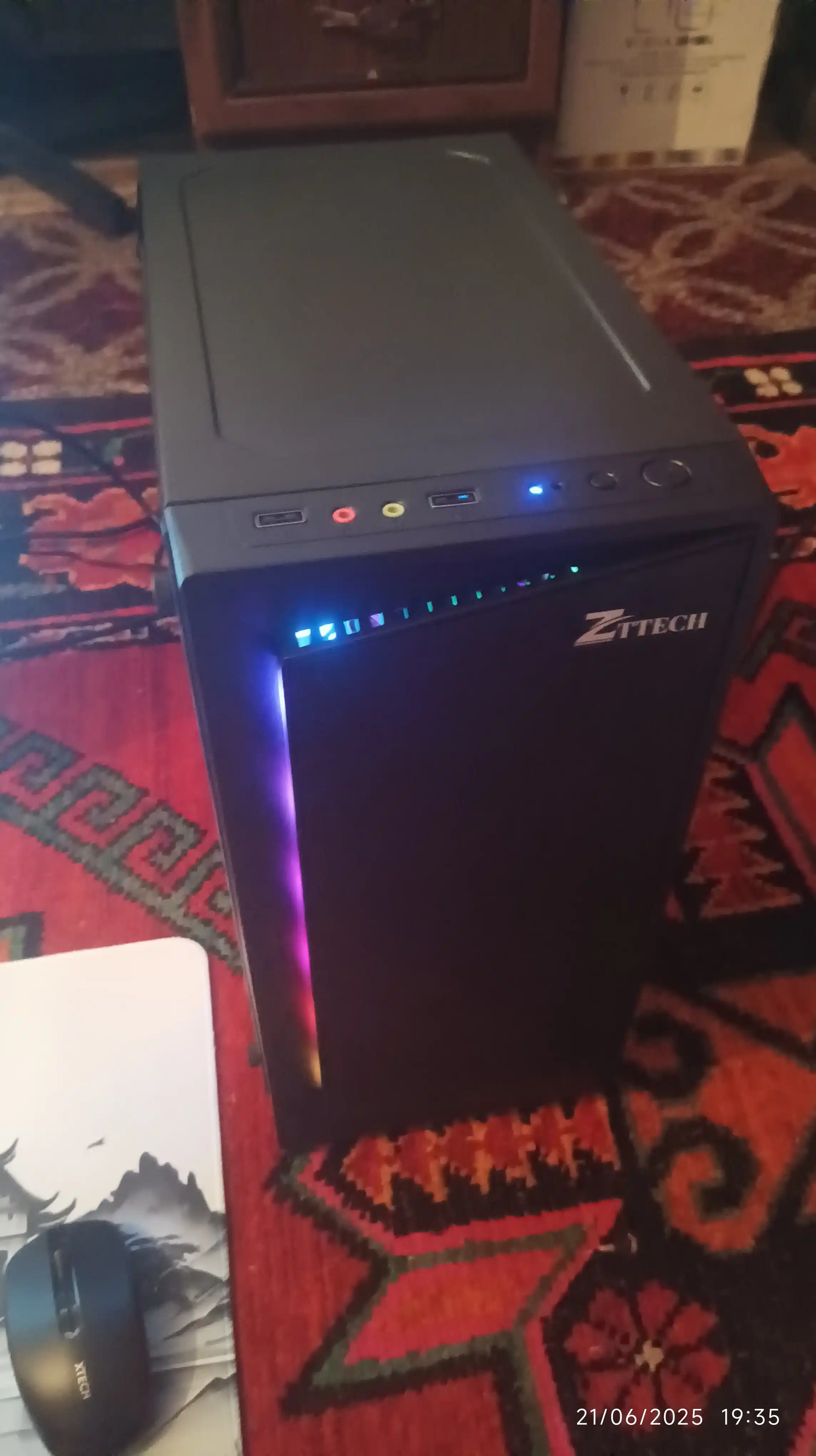 Игровой компьютер Core i5 / RAM 16 ГБ / SSD 512 ГБ / RX 550 4 ГБ / RGB CASE