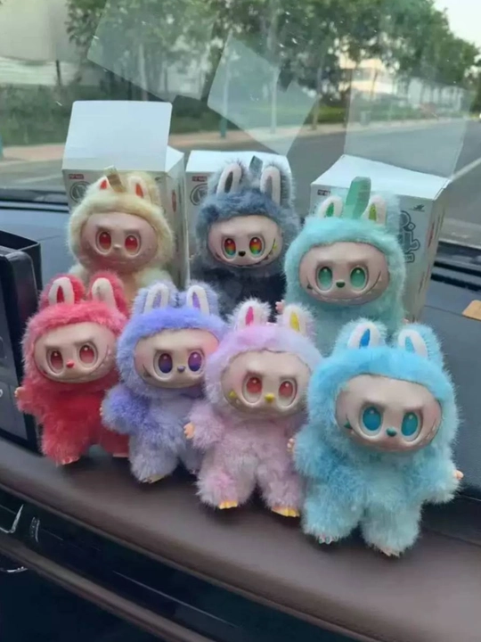 Labubu 1:1 POP MART kolleksion figurchasi "The Monsters Big into Energy" 1 dona, tasodifiy
