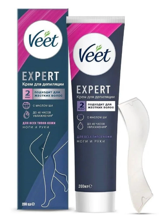 Крем для депиляции Veet Expert, для всех типов кожи, 200 мл