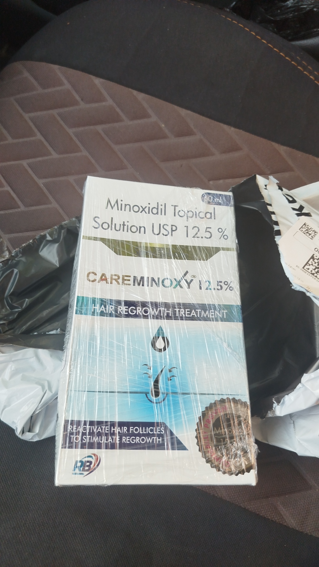 Миноксидил 12.5% Care Minoxy – лосьон-спрей для роста волос и бороды, 60 мл