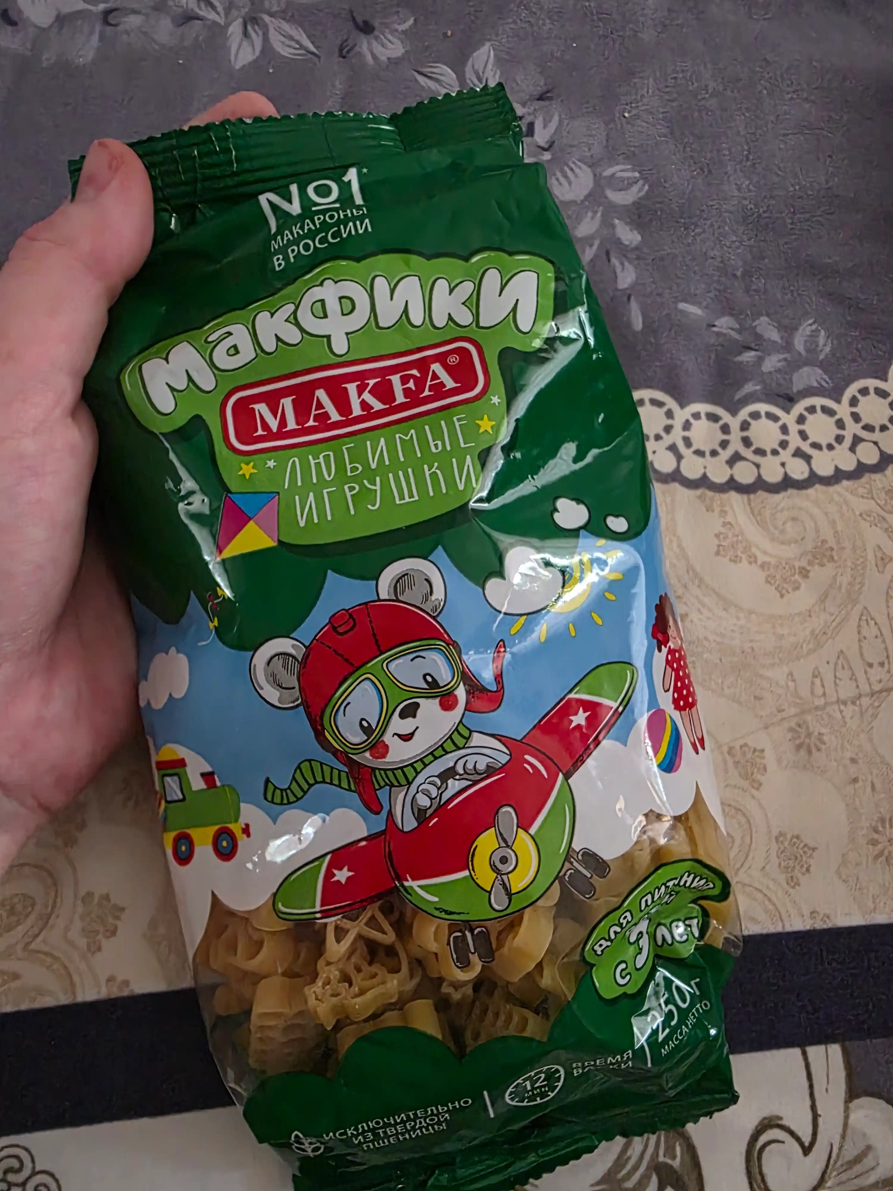 Макароны Макфики Любимые игрушки Makfa, 250 g