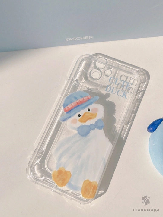 Прозрачный мягкий чехол для iPhone