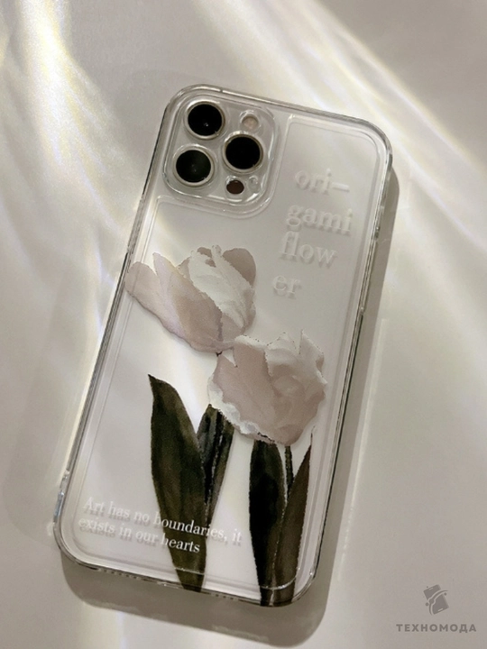 Прозрачный мягкий чехол для iPhone