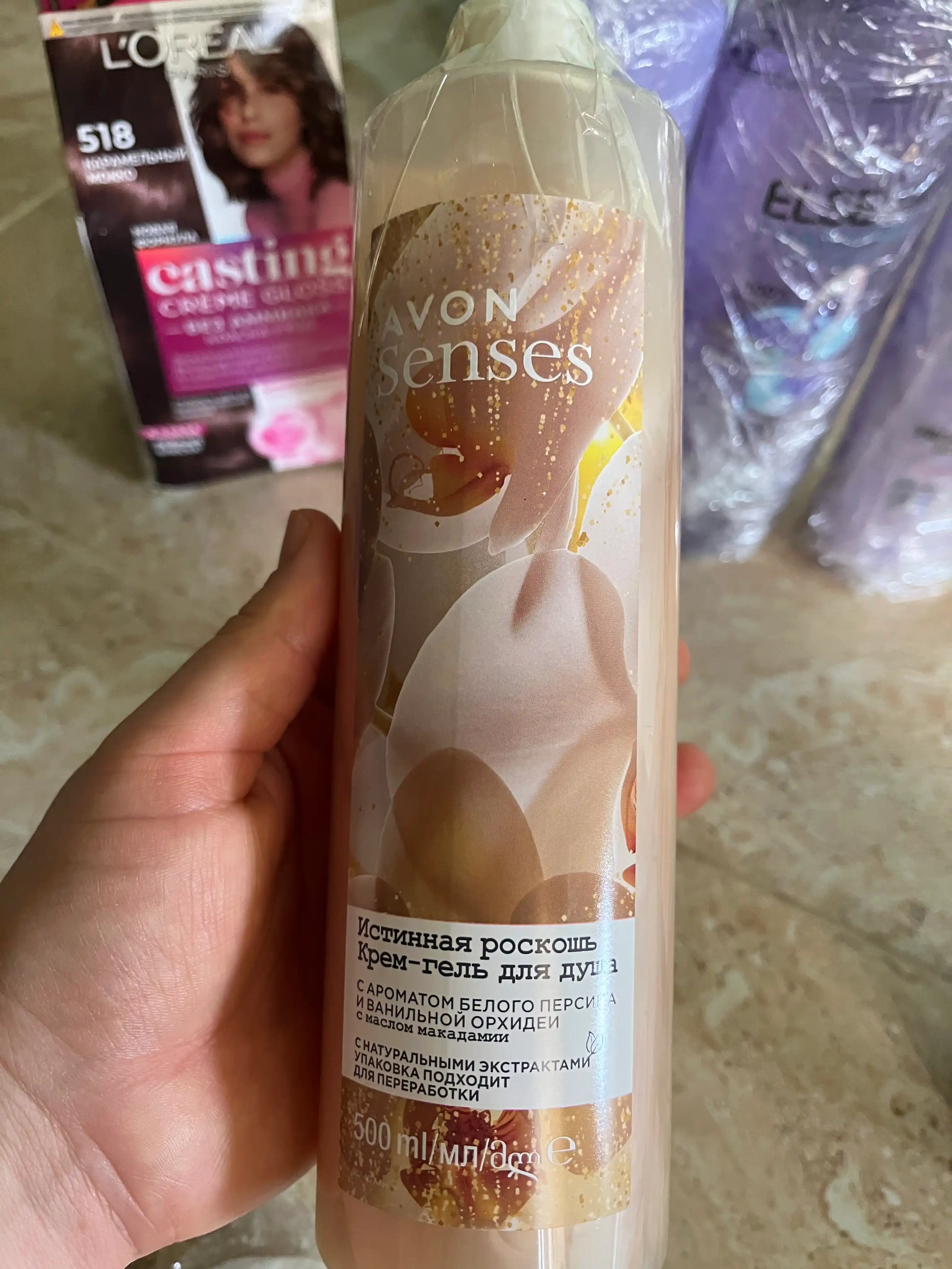 Крем-гель для душа Avon Senses Истинная роскошь, 500 мл