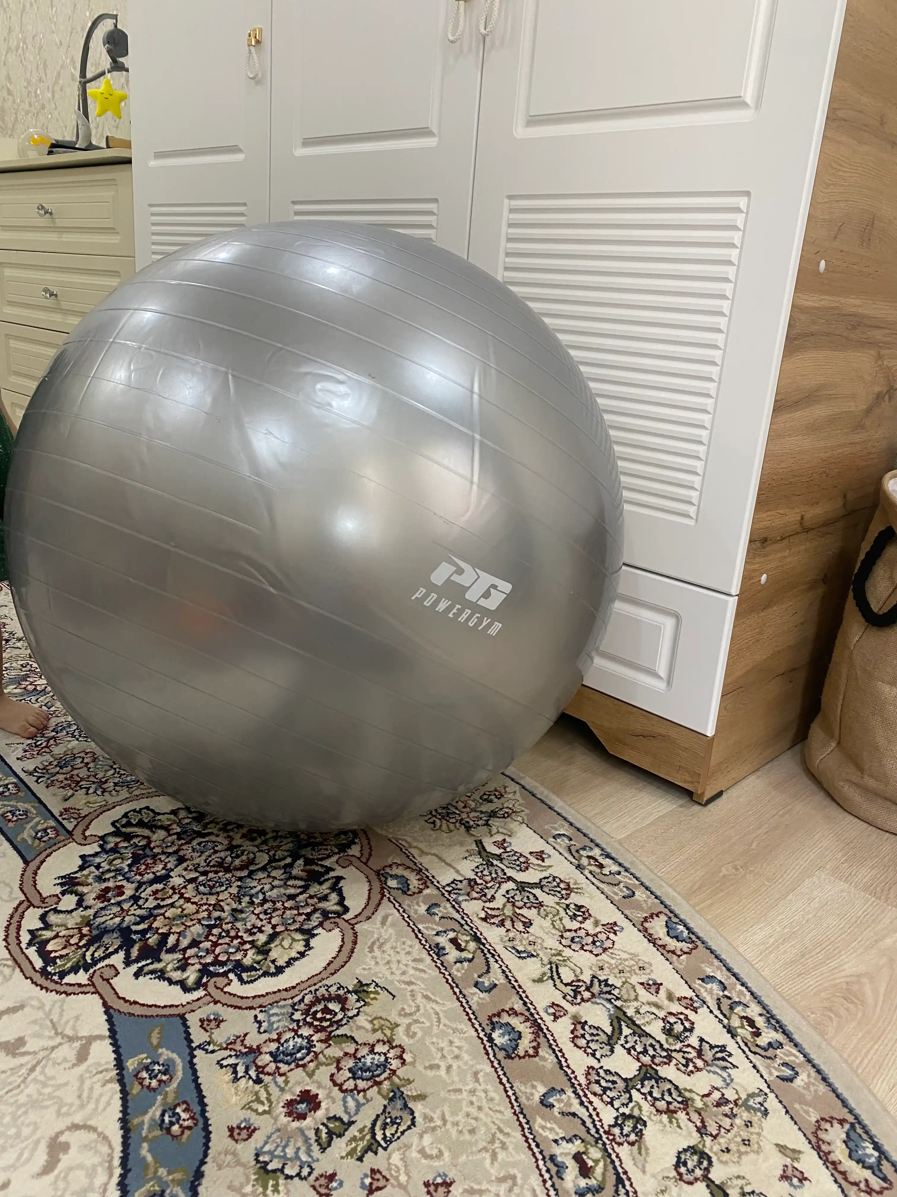Мяч для фитнеса без шипом Fitball, фитбол 75-85-95 см, с насосом