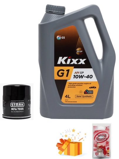 Моторное масло Kixx 10W-40, 4 литра — AVTOBRE-KIXX