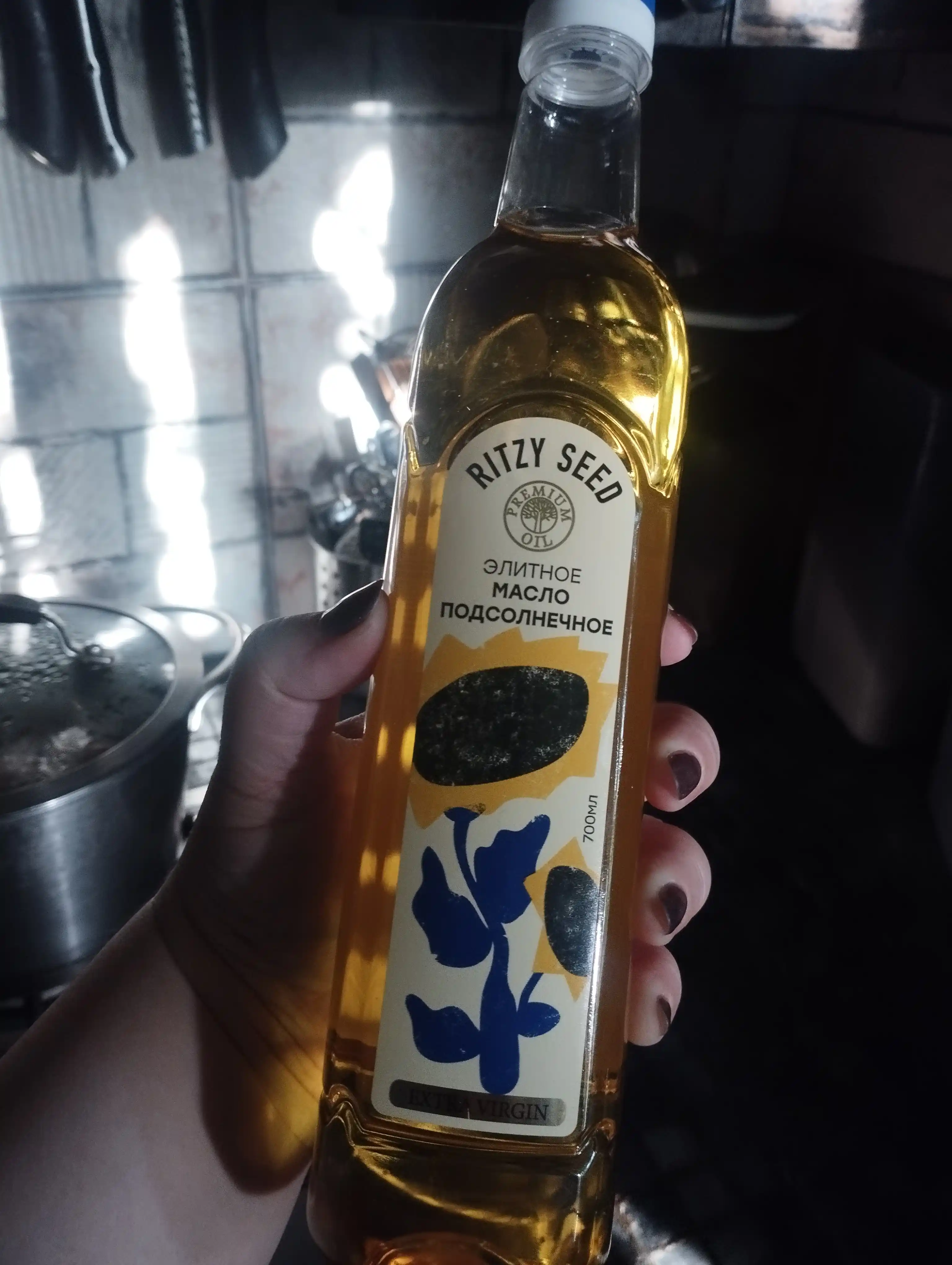 Kungaboqar yog‘i RITZY SEED sovuq siqilgan 1-press, rafinatsiyasiz, 0.7 l PET
