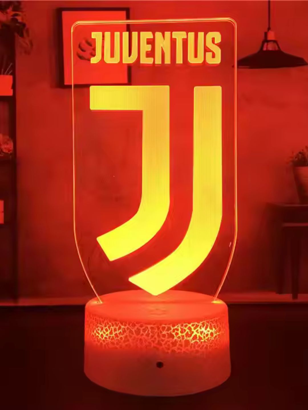Светодиодный 3D ночник, с логотипами футбольных клубов Real Madrid Barcelona и автомобилей - 
