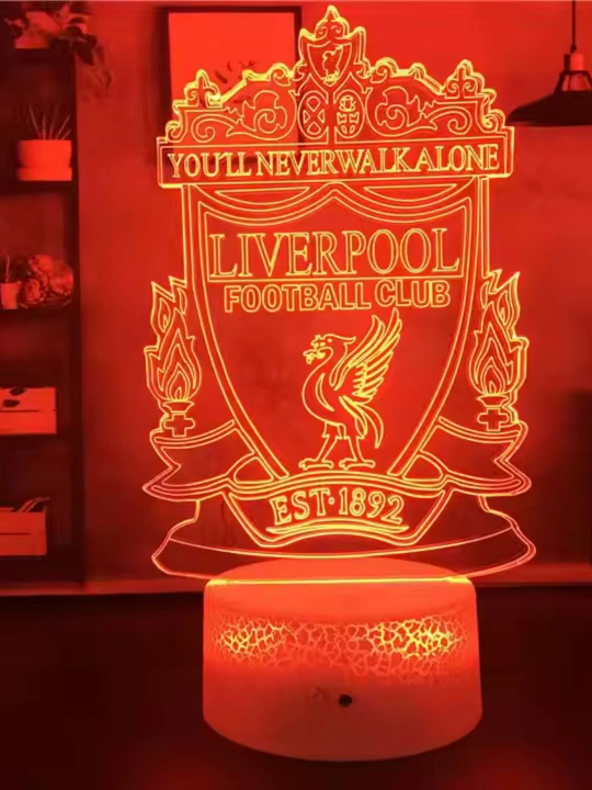 Real Madrid, Barcelona futbol klublari, avtomobillar logotiplari tushirilgan LED 3D chiroq