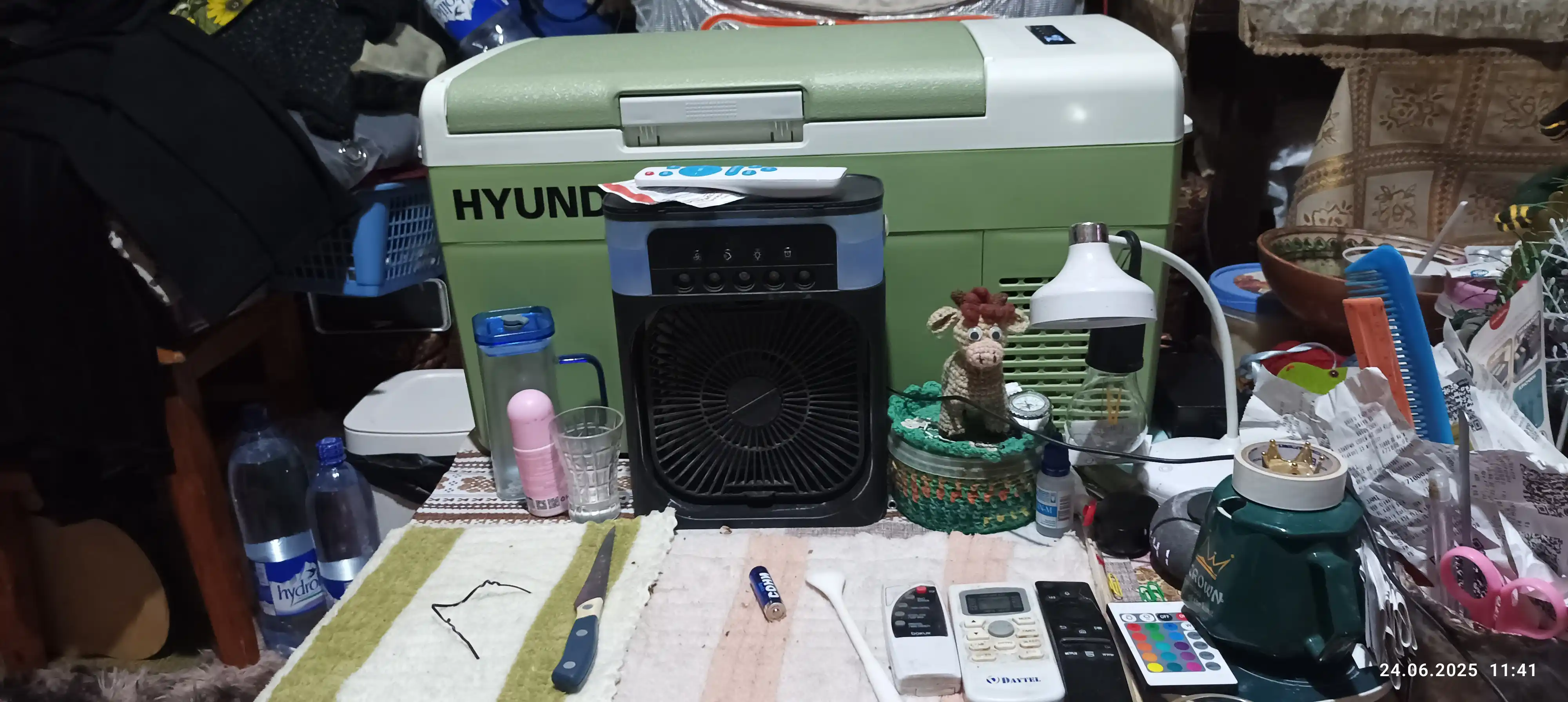 HYUNDAI avto muzlatgich, moshinaga sovutgich, avtomobil uchun xolodilnik