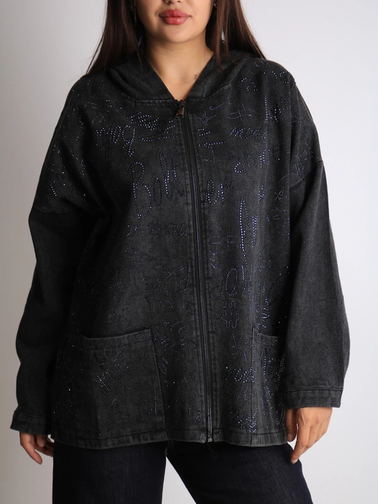 Ayollar jinsiy paxtali oversize sham kurtkasi, XL–XXXL o‘lcham, bahor-kuz