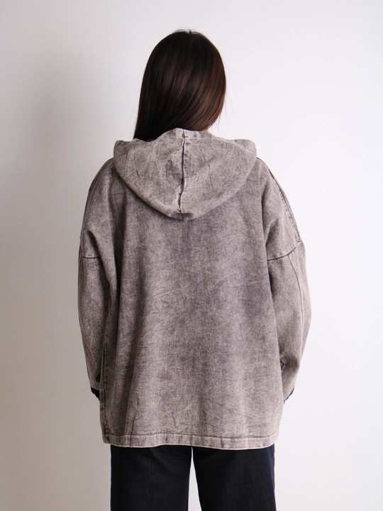 Ayollar jinsiy paxtali oversize sham kurtkasi, XL–XXXL o‘lcham, bahor-kuz