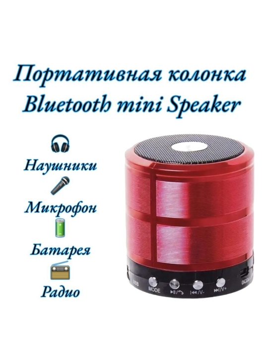 Portativ dinamik mini-kolonka, WS-887