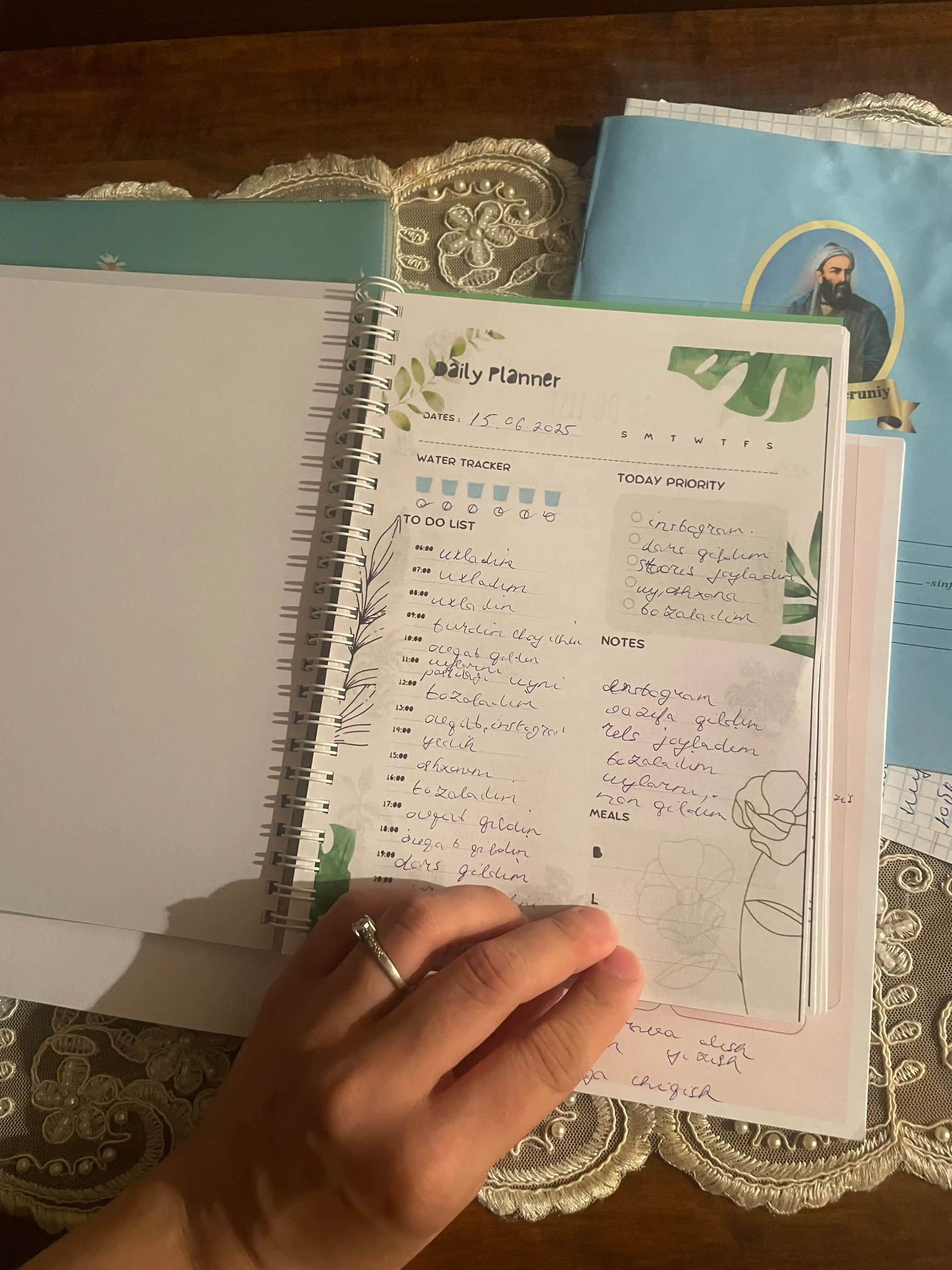 Bloknot, Shukrona daftar, Kundalik daftar, kundalik odatlarni shakllantirish uchun