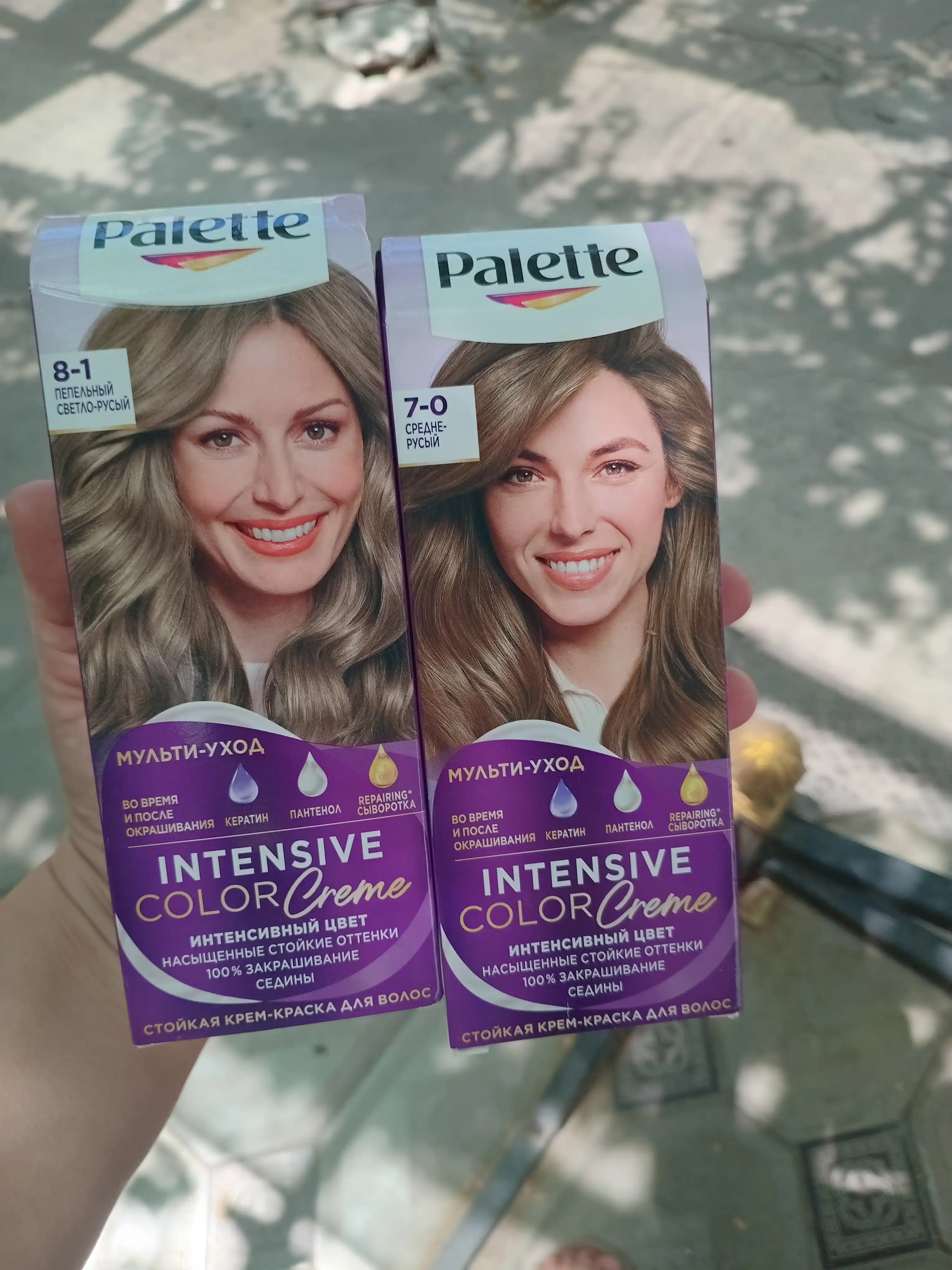 Краска для волос Palette Intensive 8-1, пепельный светло-русый