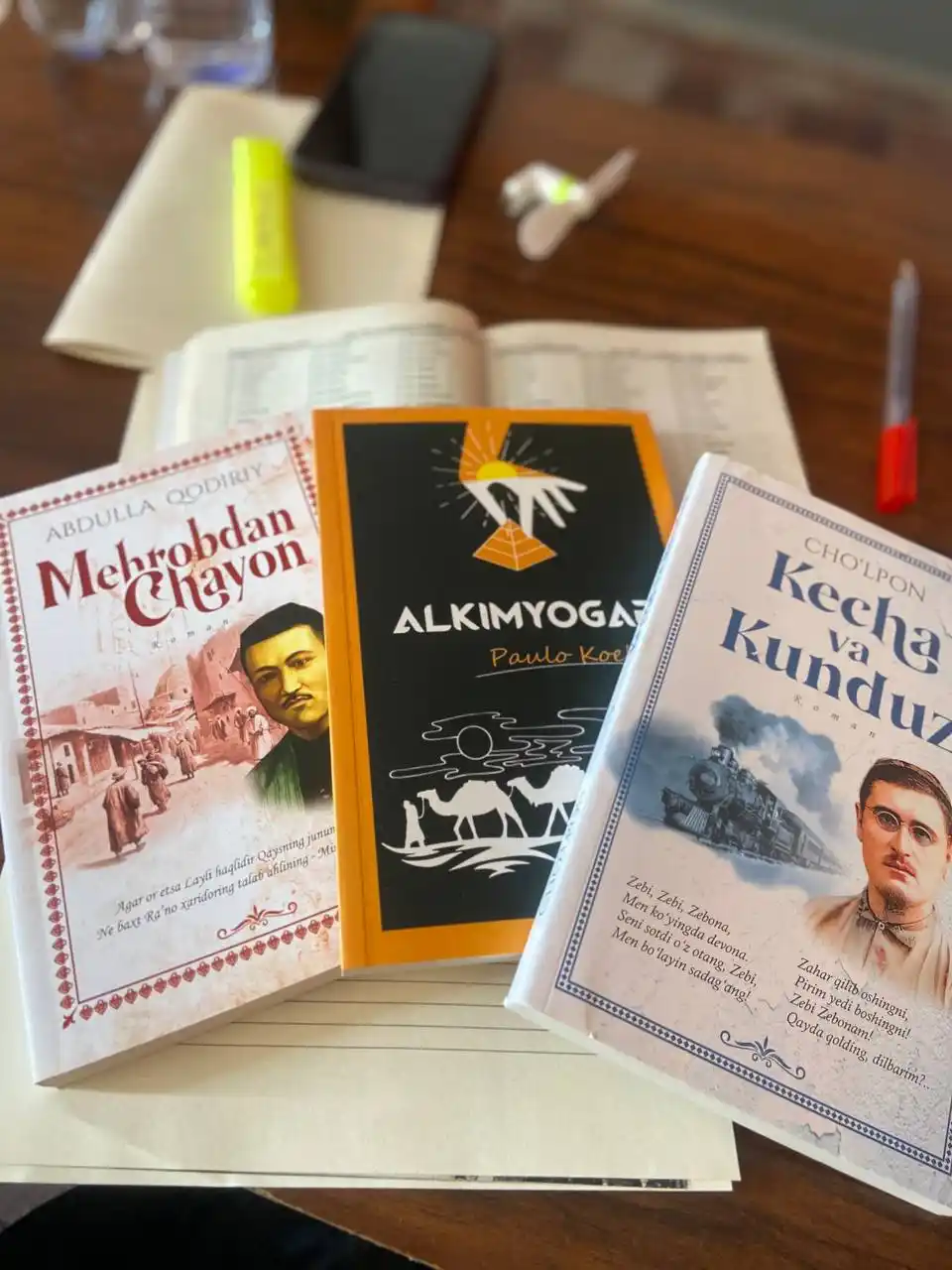 O‘tkan kunlar, Jinlar bazmi va ..– Abdulla Qodiriy, Kecha va kunduz – Abdulhamid Cho‘lpon