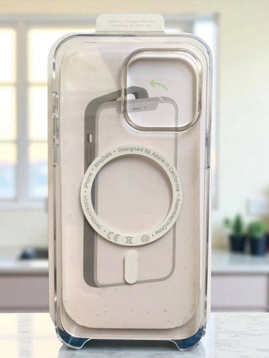 Apple iPhone 13 pro Max uchun Mag Safe funksiyali shaffof silikon gilof