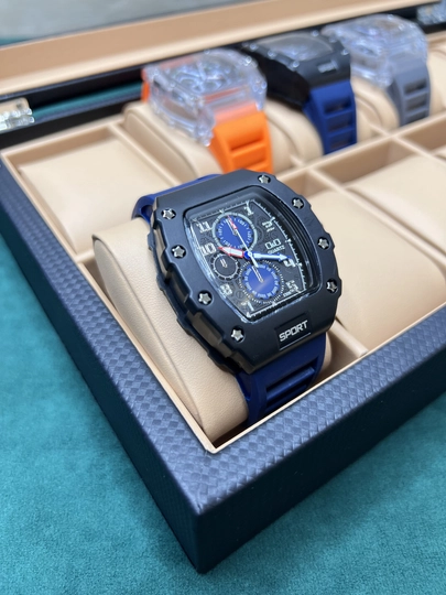 Часы для мужчин Richard Mille, кварцевый механизм — CLEANNE-RICH17-СИНИЙ