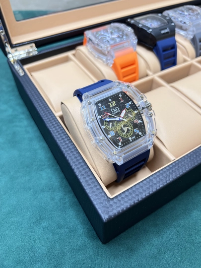 Часы для мужчин Richard Mille, кварцевый механизм — CLEANNE-RICH17-ТЕМНСИН