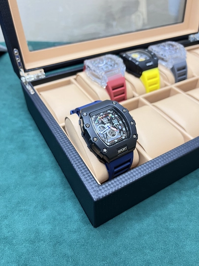 Часы для мужчин Richard Mille, кварцевый механизм — CLEANNE-RICH17-МОРСК