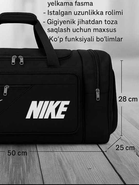 Sport sumka, eko koja ayollar va erkaklar uchun suv otkazmaydigan sumka