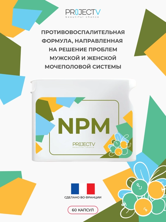 Tabiiy BFQ NPM, erkak tabiatining kuchi, 60 kapsula