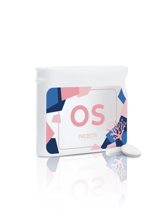 Project V, OS - Suyak va bo‘g‘imlar uchun vitaminlar, kaltsiy va Vitamin K2 bilan, 30 kapsula