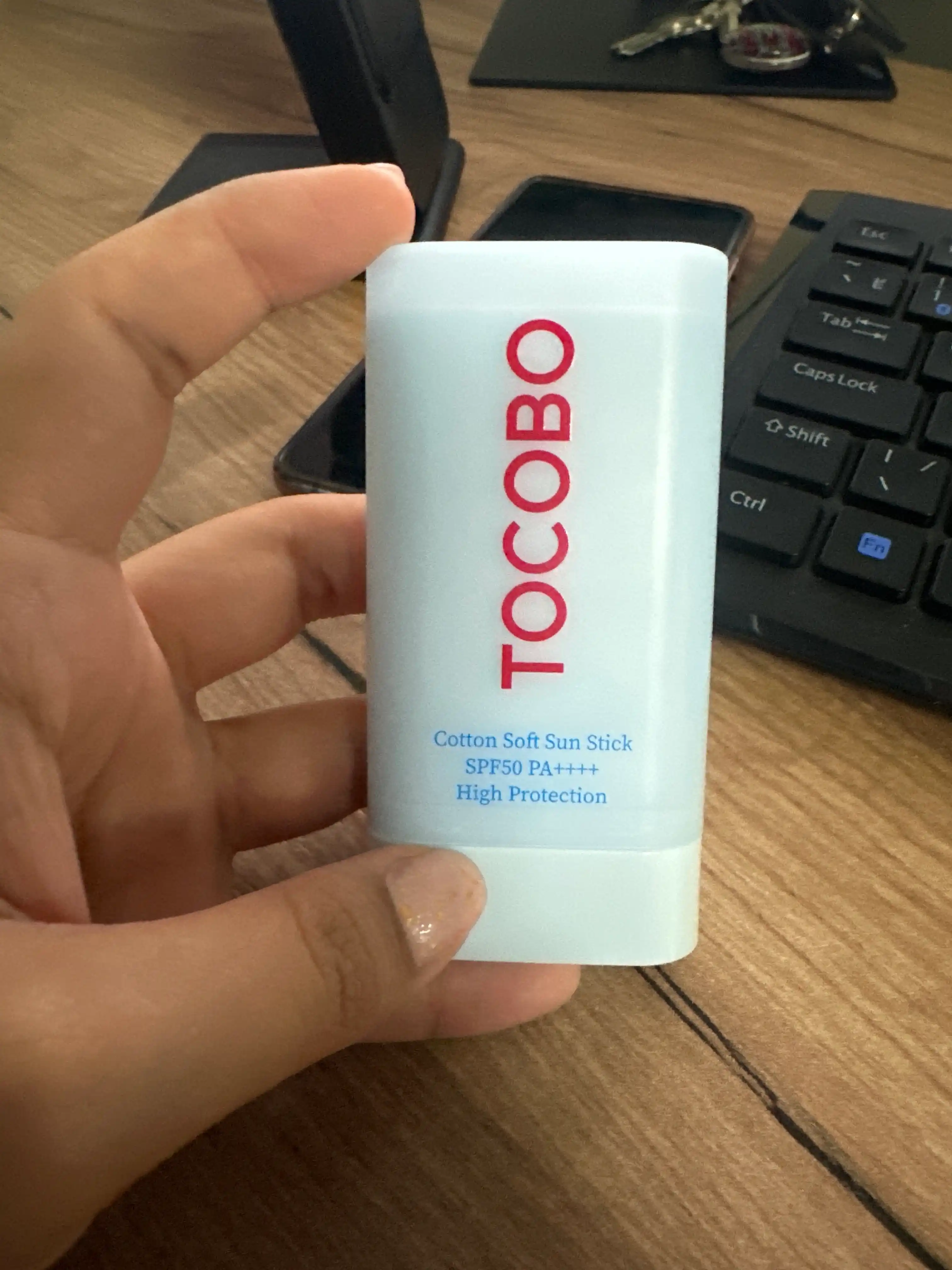 Yuz uchun quyoshdan saqlovchi tayoqcha Tocobo Cotton Soft Sun Stick SPF50 + PA++++, 19 gr