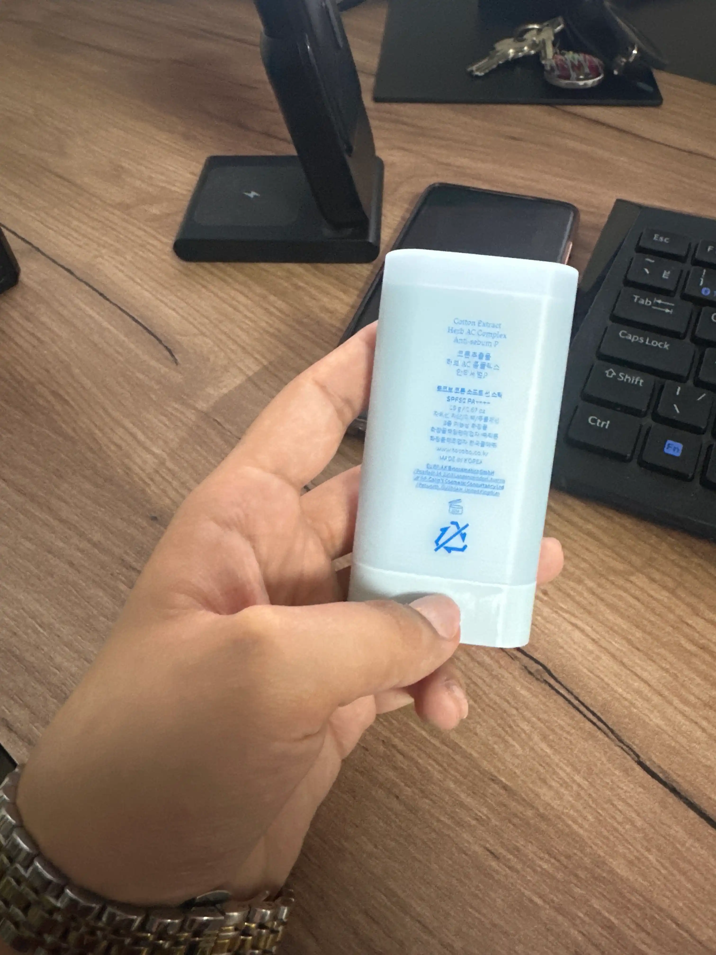 Yuz uchun quyoshdan saqlovchi tayoqcha Tocobo Cotton Soft Sun Stick SPF50 + PA++++, 19 gr