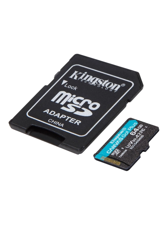 Kingston Canvas Go! Plus microSD xotira kartasi 64 GB, 128 GB, 256 GB, 512 GB, 1 TB
