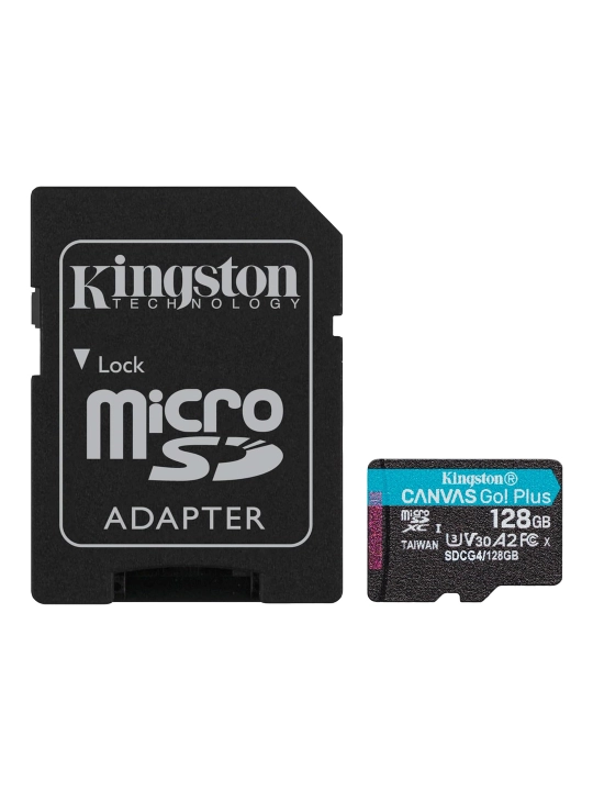 Kingston Canvas Go! Plus microSD xotira kartasi 64 GB, 128 GB, 256 GB, 512 GB, 1 TB
