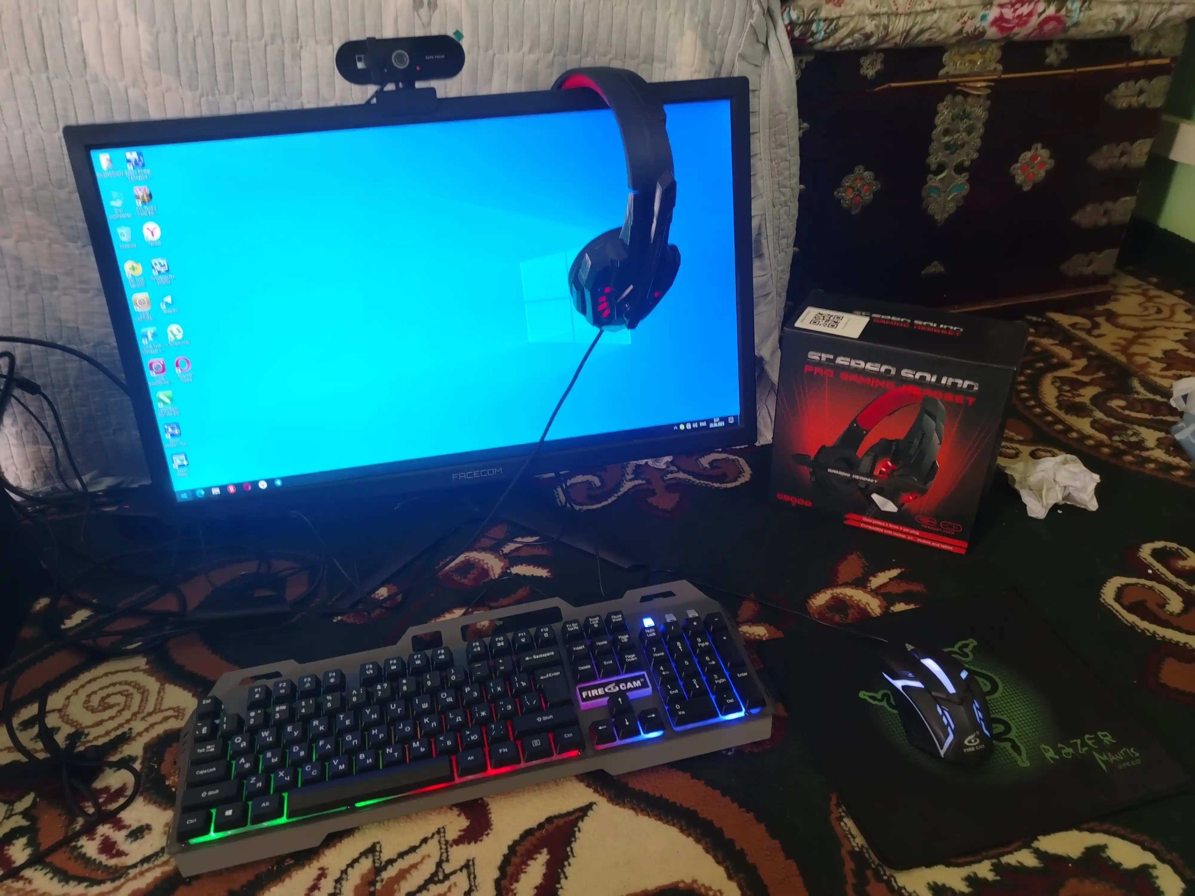 Kompyuter va noutbuk uchun veb-kamera, 1 oy kafolati bilan USB veb-kamera, 2K, Full HD
