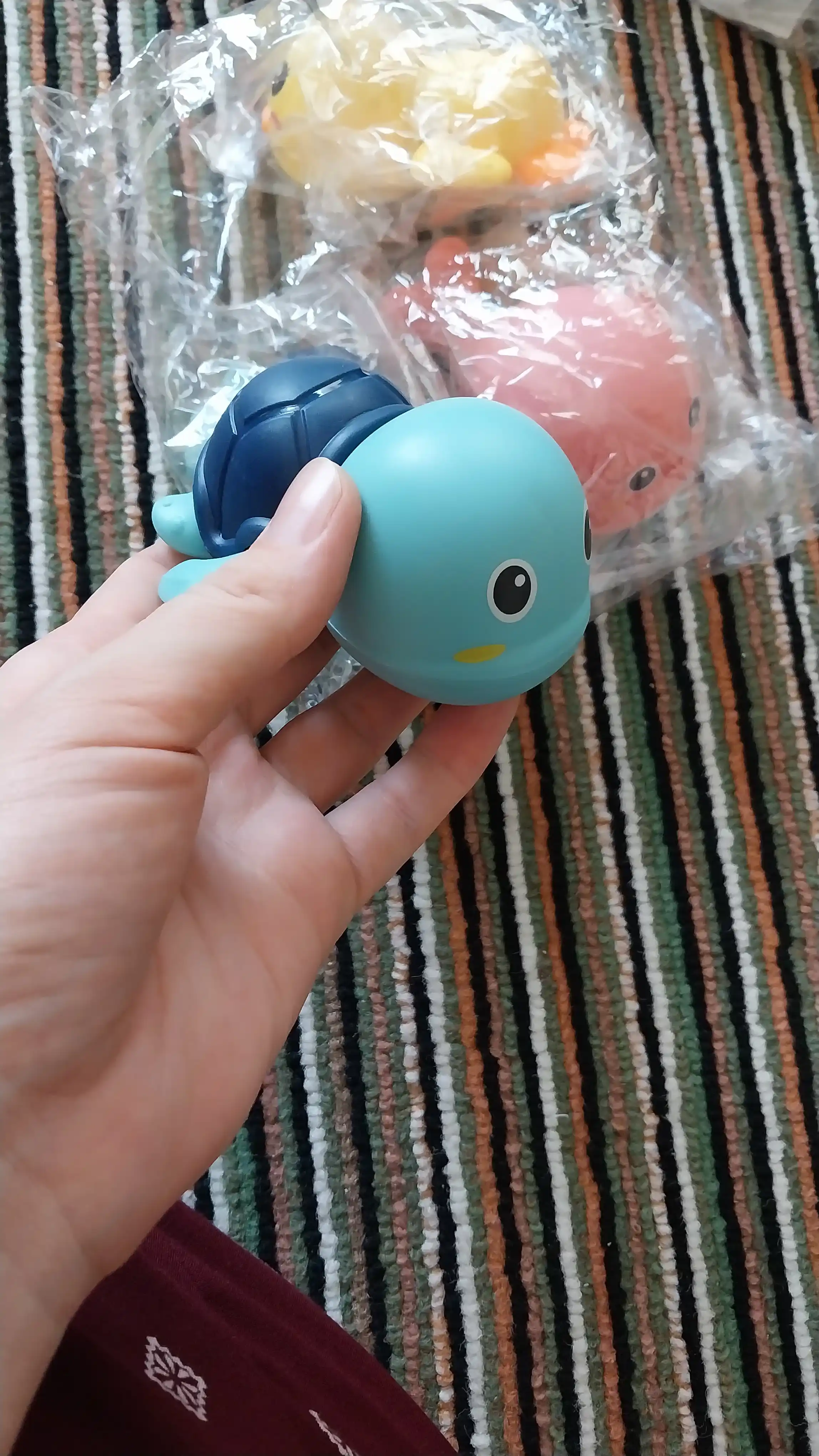 Заводной игрушки для купания, утка, кит, черепаха, 3 игрушки в наборе
