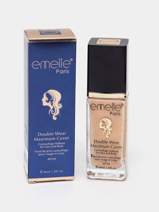 Tonal krem Emelie, SPF 25, namlovchi, mat ohang, 45 ml - 