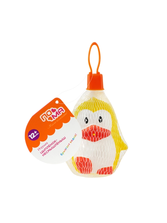 Игрушка для купания ПоМа  Цыплёнок несмышленыш, брызгалка, 12+ мес