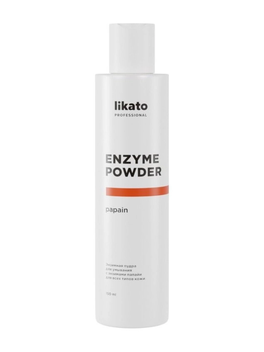 Enzim kukuni Likato, vitamin C, papain, nozik terini tozalash uchun, aknega qarshi, 150 ml