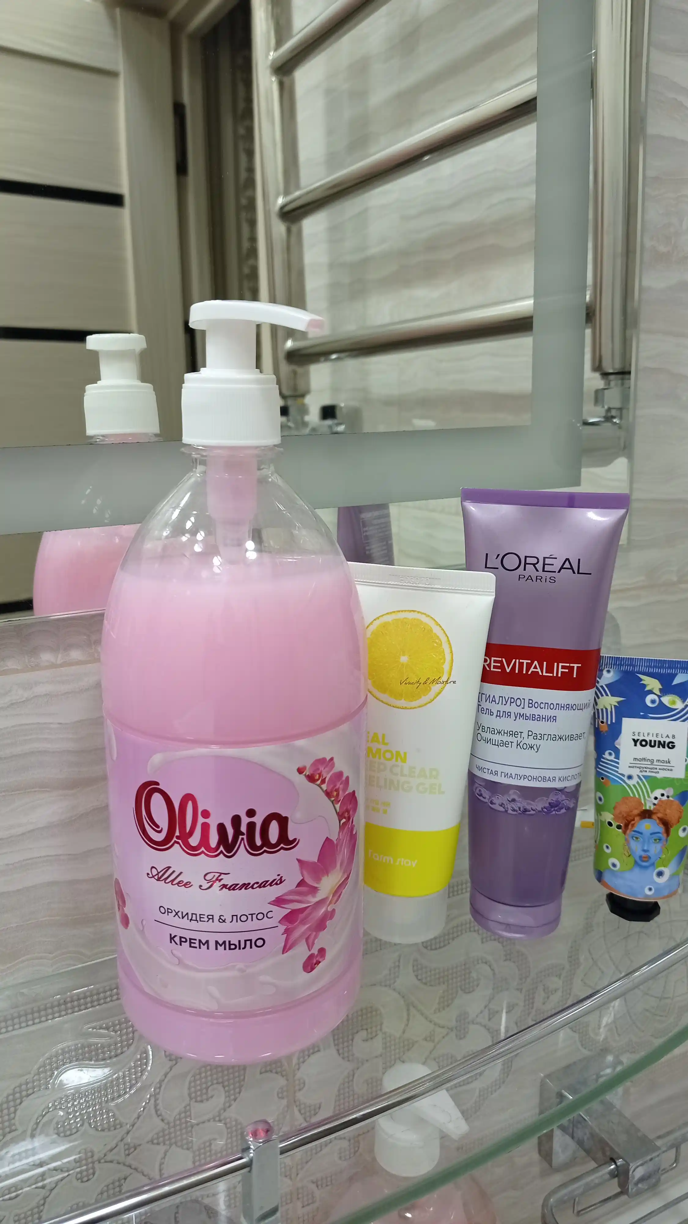 Suyuq sovun Olivia Love & Fruttis Orxideya va Lotus, 1 litr
